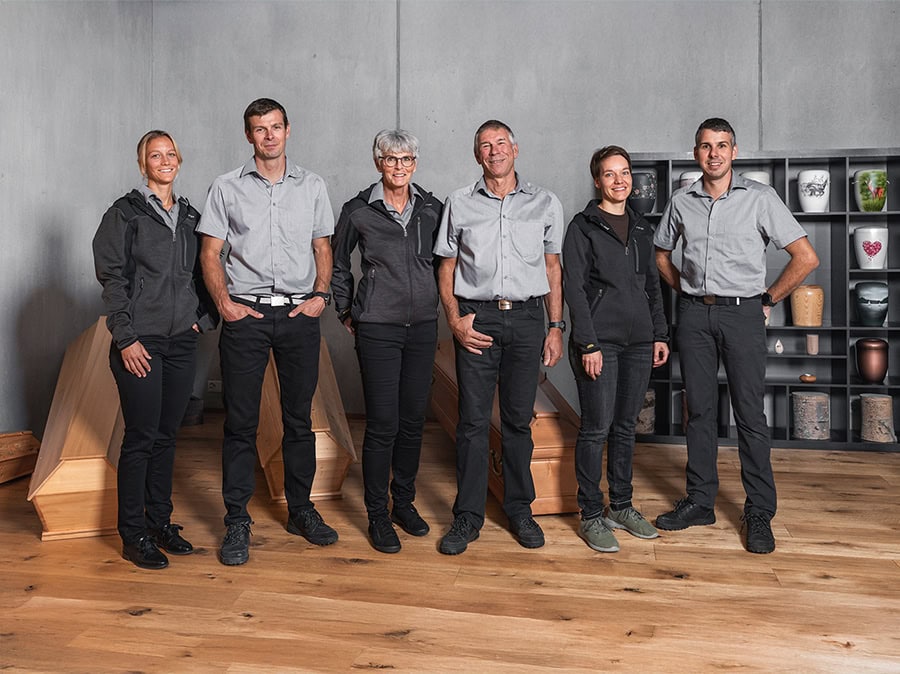 junginger bestattungen walenstadt team